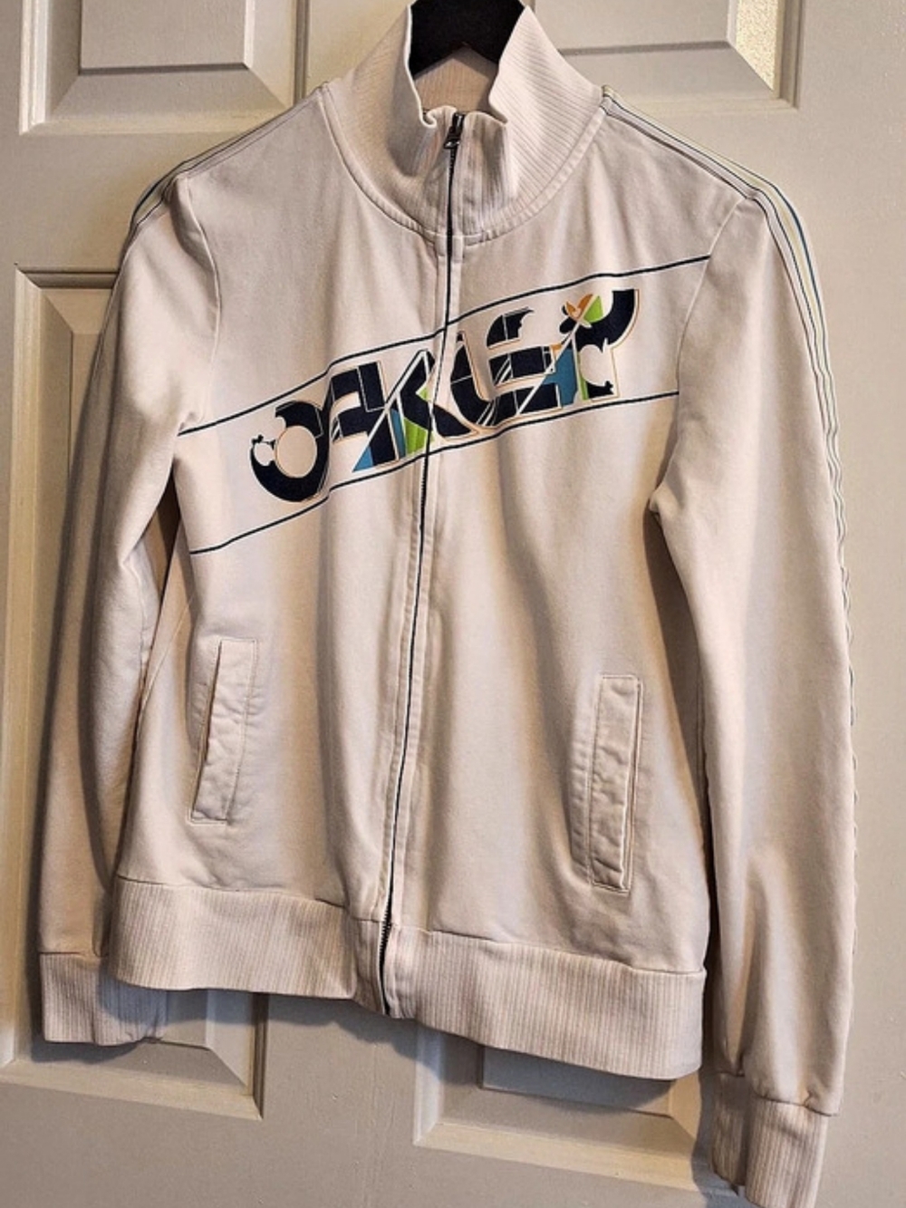 Oakley Graphic Track Jacket White Size Large